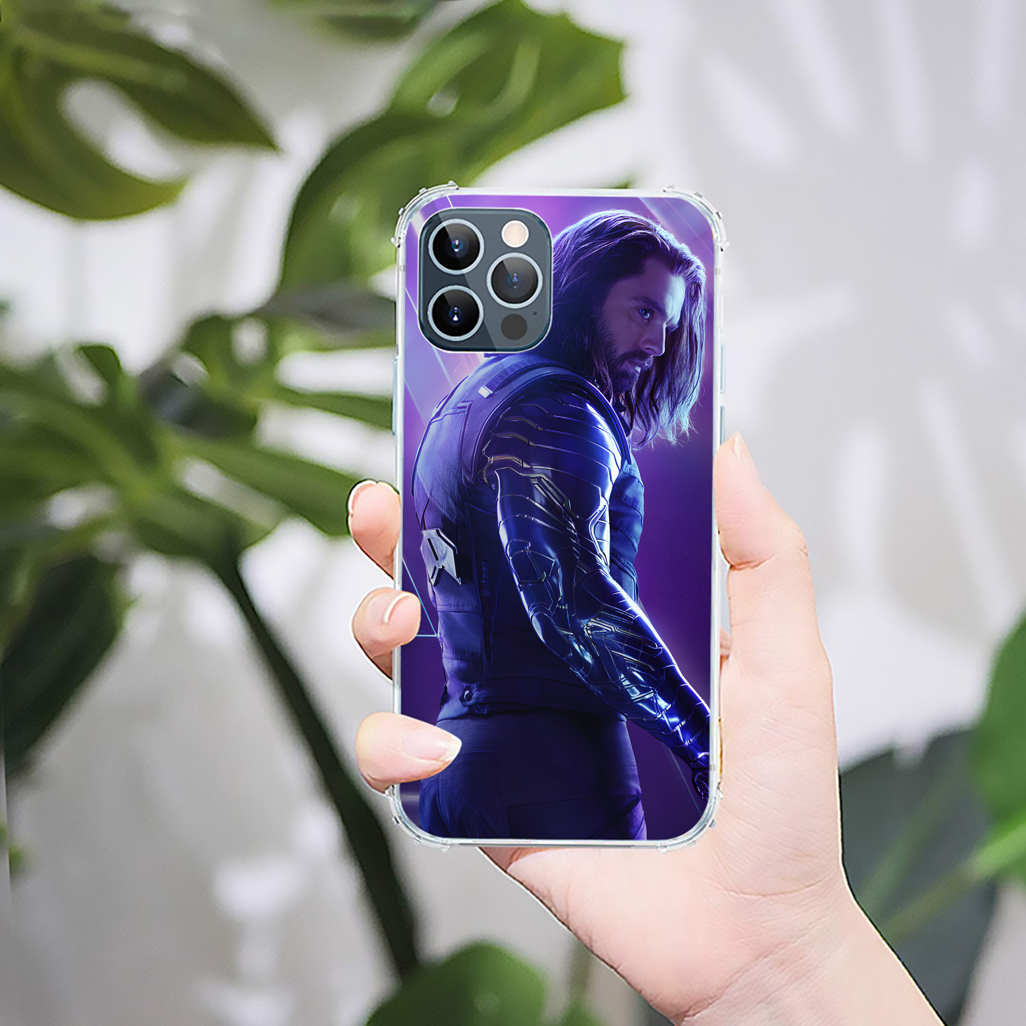 （画像用） アベンジャーズ The Avengers 【iPhone 12シリーズ対応】透明スマホケース（クリアソフトケース）